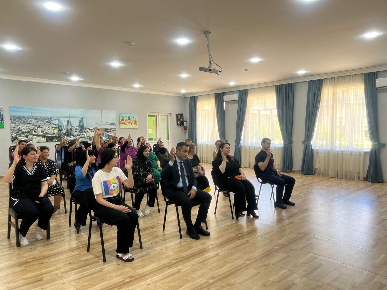 YAP Xəzər rayon təşkilatının yeni ərazi partiya təşkilatı təsis edildi - FOTOLAR