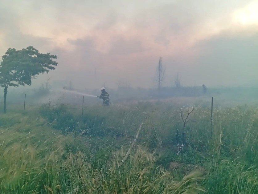 Naxçıvanda yanğın olub 