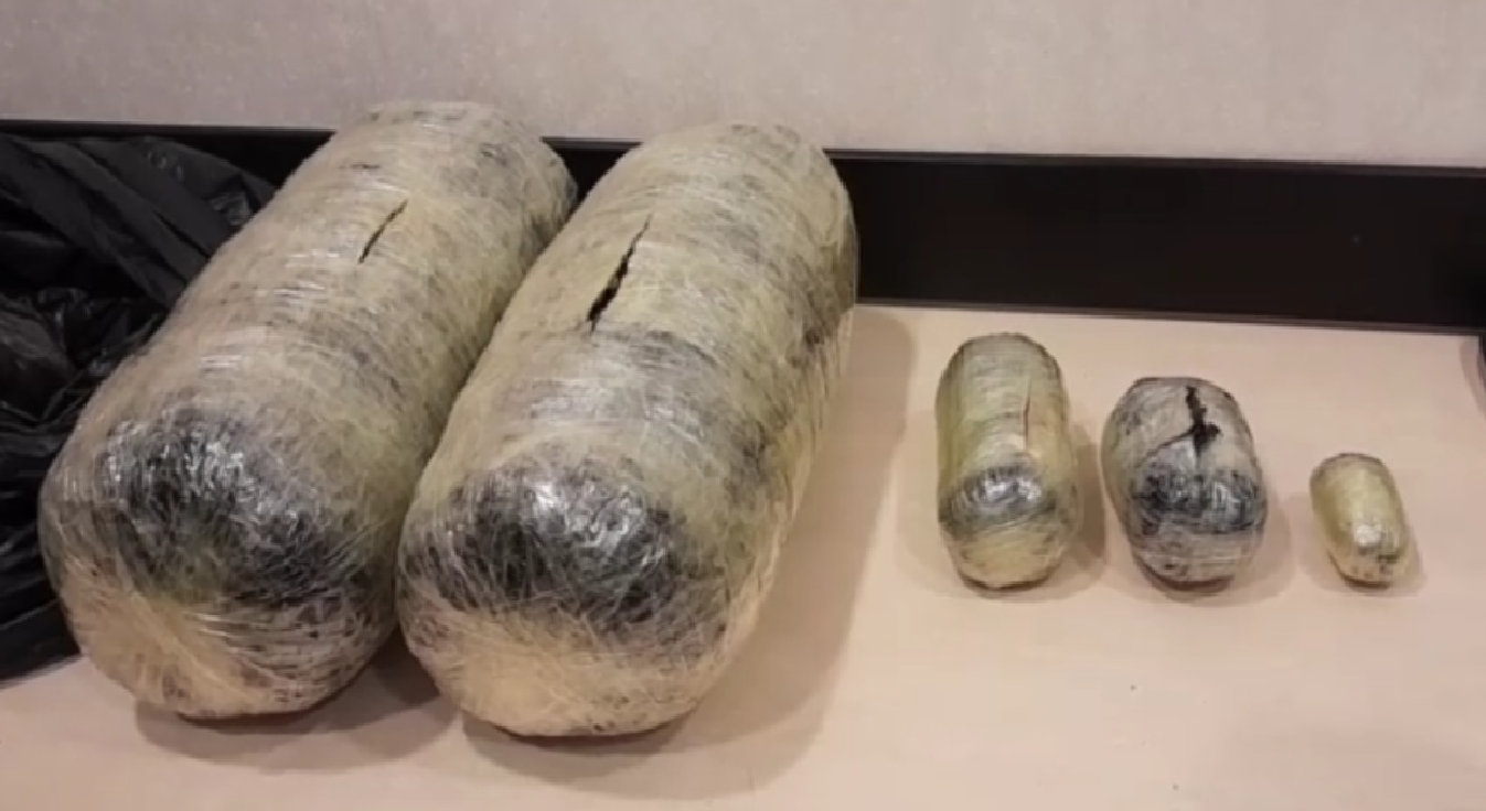 Daha bir narkokuryer saxlanıldı - FOTO