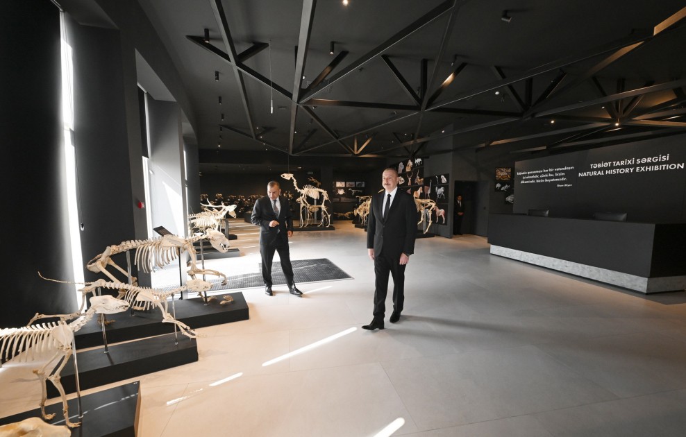 İlham Əliyev Palçıq Vulkanları Turizm Kompleksinin açılışında - FOTOLAR