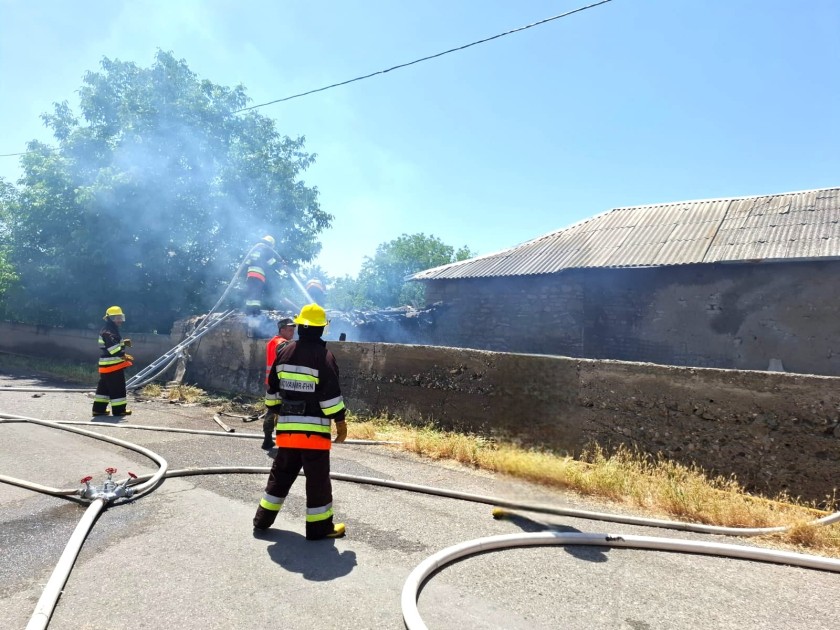 Naxçıvanın iki rayonunda yanğın olub - FOTOLAR