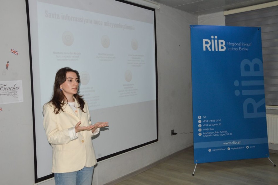 “Media ayı” çərçivəsində təlimlər davam edir - FOTOLAR