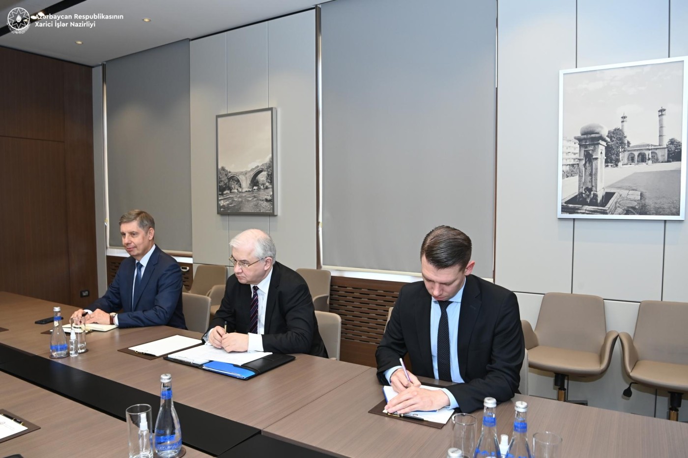 Ceyhun Bayramov İqor Xovayevlə görüşdü - FOTOLAR