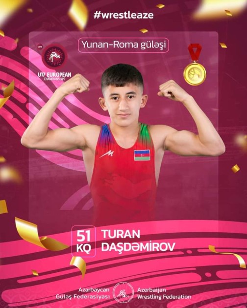 Güləşçilərimiz erməni rəqiblərinə qalib gələrək Avropa çempionu oldular