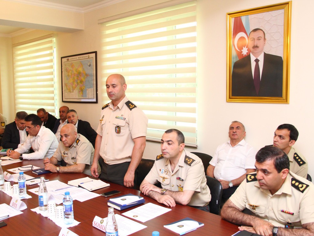 Strateji Obyektlərin Mühafizəsi Dövlət Agentliyində iclas keçirildi - FOTOLAR