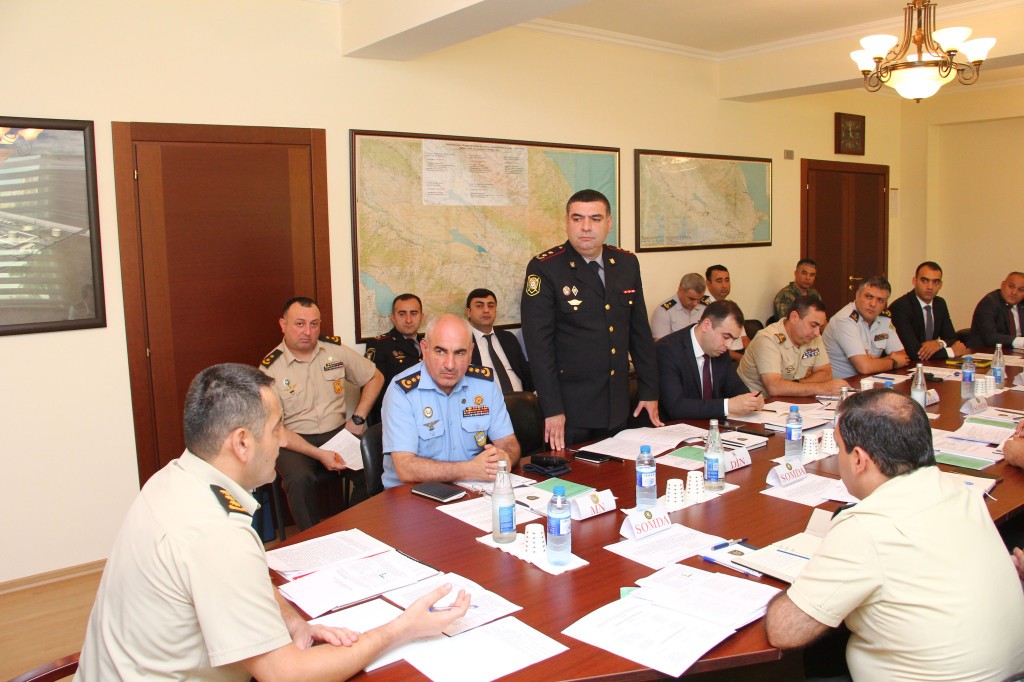 Strateji Obyektlərin Mühafizəsi Dövlət Agentliyində iclas keçirildi - FOTOLAR