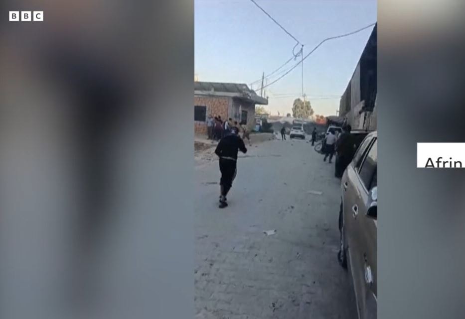 Afrində türk əsgərlərə hücumun görüntüləri paylaşıldı