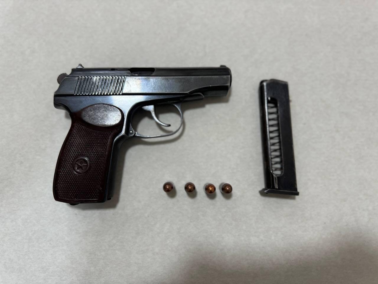 30 ildən çox məhkumluq həyatı yaşayan şəxsdən "Makarov" götürüldü - FOTO