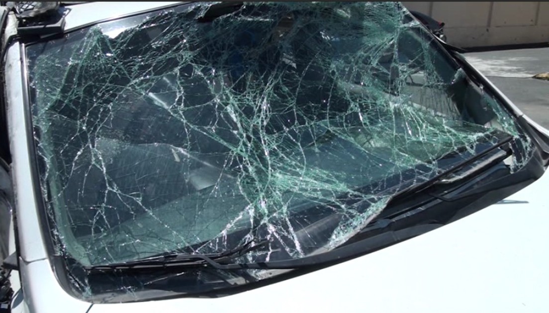 Zaqatalada maşın aşdı - Xəsarət alanlar var (FOTOLAR)