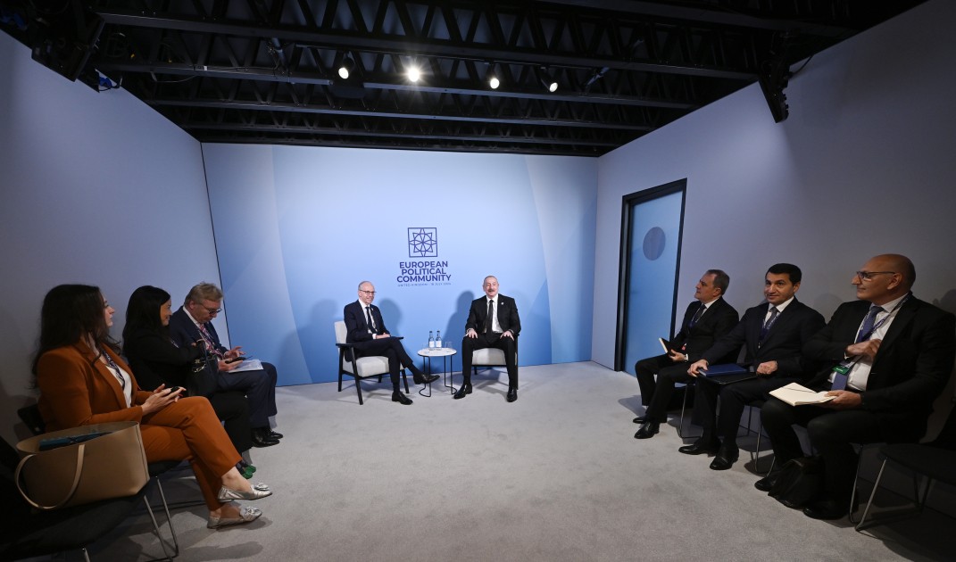 Prezident Lüksemburqun Baş naziri ilə görüşdü - YENİLƏNİB (FOTO)