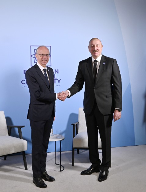 Prezident Lüksemburqun Baş naziri ilə görüşdü - YENİLƏNİB (FOTO)