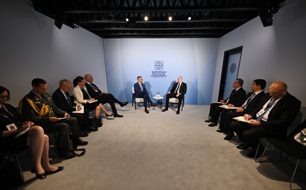 Prezident finlandiyalı həmkarı ilə görüşdü - FOTOLAR (YENİLƏNİB)