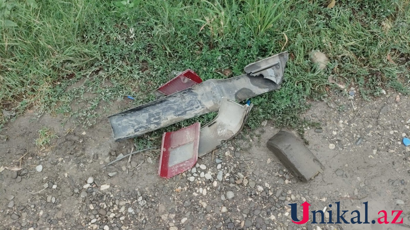 Qubada qəza - Maşınlara ziyan dəydi (FOTOLAR)