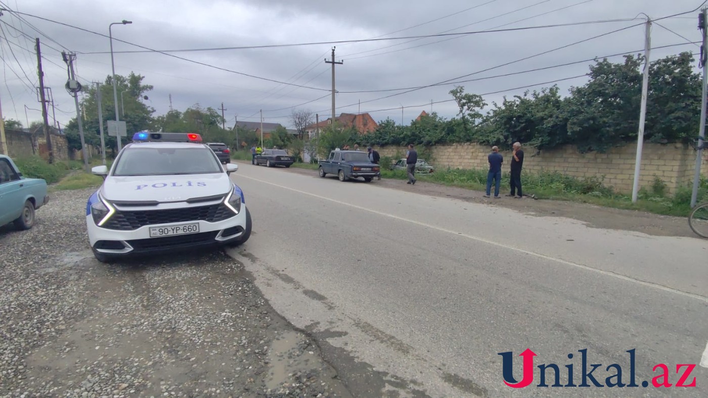 Qubada qəza - Maşınlara ziyan dəydi (FOTOLAR)