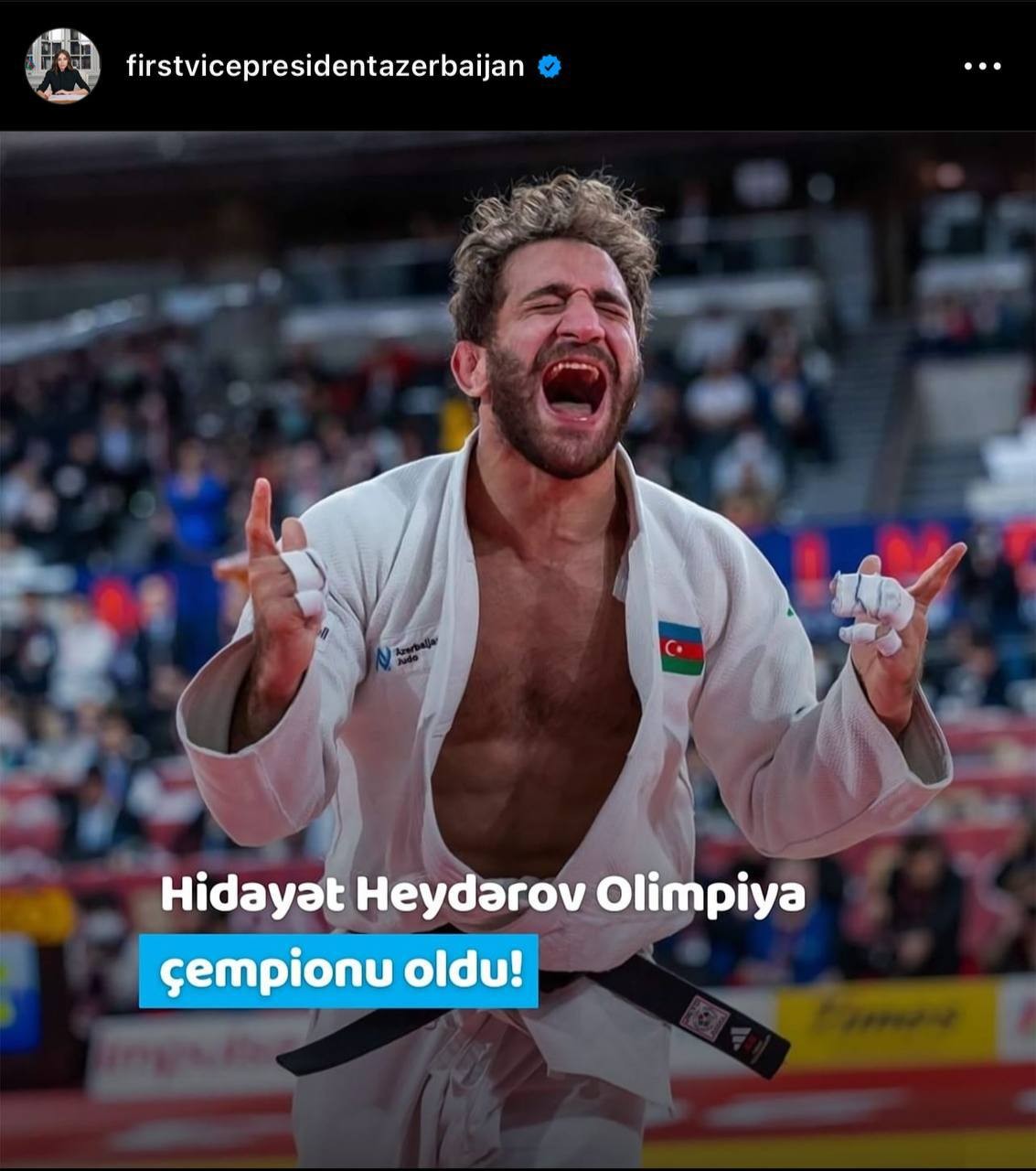 "Əhsən! Əhsən! Əhsən, Hidayət!" - Mehriban Əliyeva