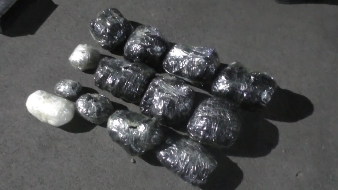 Masallıda narkokuryer saxlanıldı - FOTO