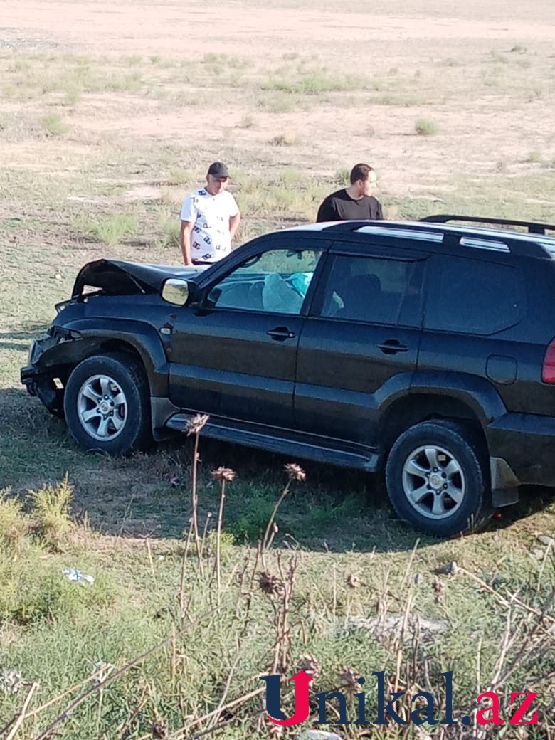 Xaçmazda iki avtomobil toqquşub, xəsarət alanlar var - FOTO