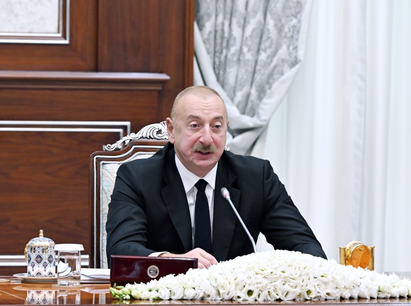 Azərbaycan-Özbəkistan Ali Dövlətlərarası Şuranın birinci iclası keçirildi - FOTOLAR