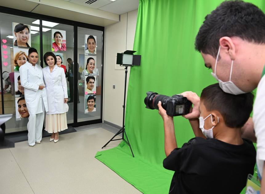 Birinci xanımlar "Mexrli” məktəbi ilə tanış oldular - YENİLƏNİB (FOTOLAR)