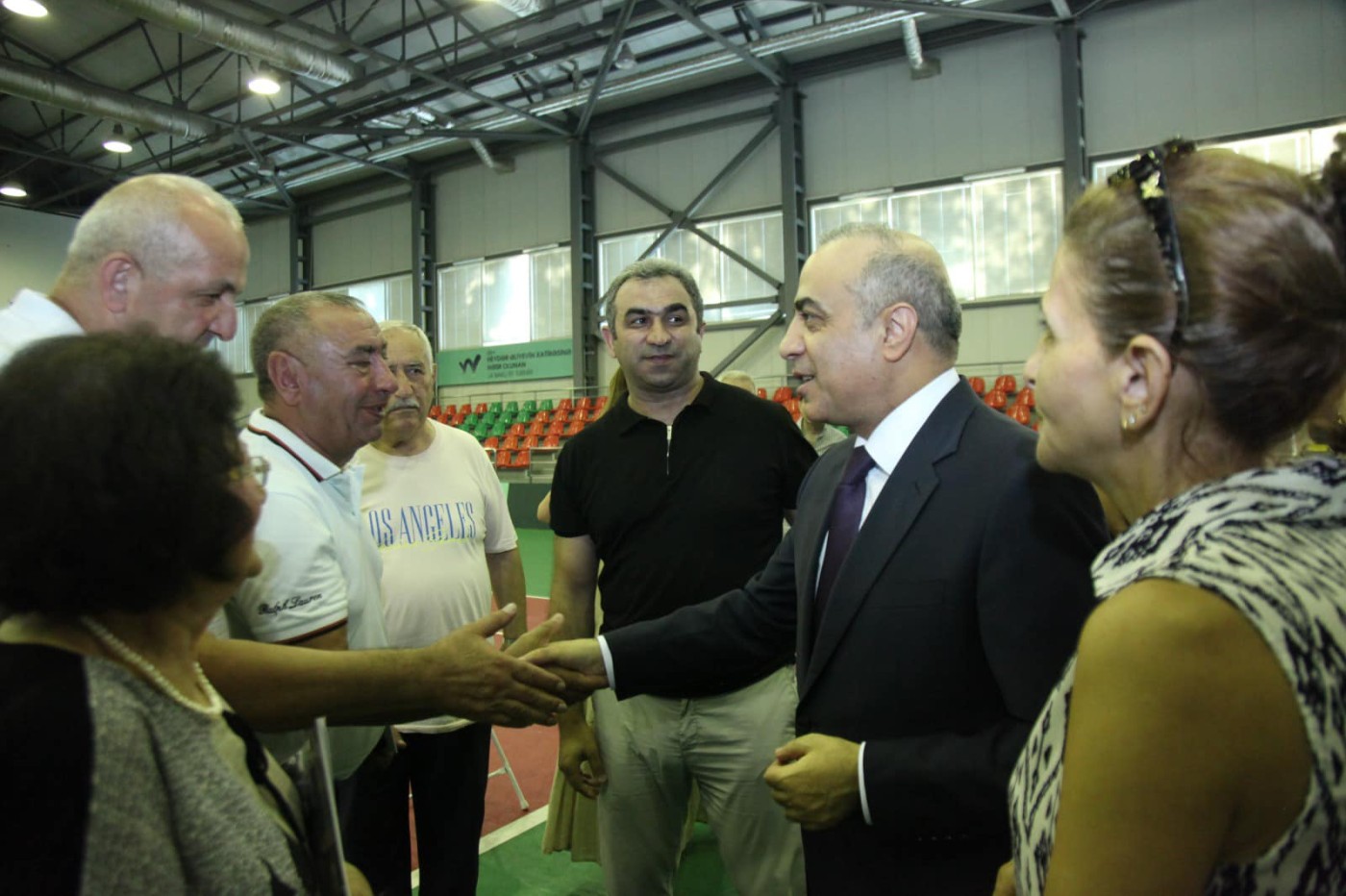 Azay Quliyevin seçiciləri ilə daha bir yaddaqalan görüşü - FOTOLAR
