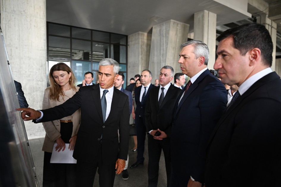 Samir Nuriyevin rəhbərliyi ilə COP29 üzvləri Bakı Olimpiya Stadionuna baş çəkdilər - FOTOLAR