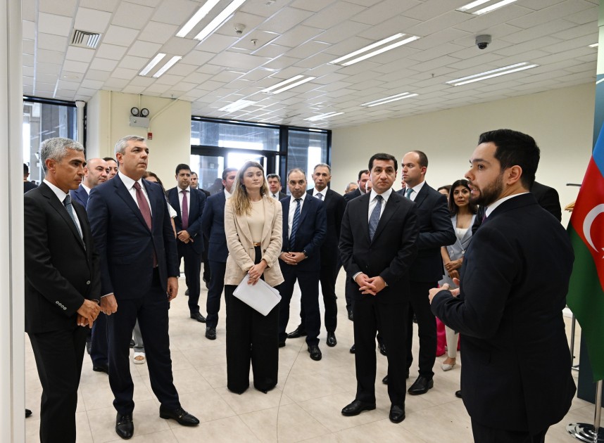 Samir Nuriyevin rəhbərliyi ilə COP29 üzvləri Bakı Olimpiya Stadionuna baş çəkdilər - FOTOLAR