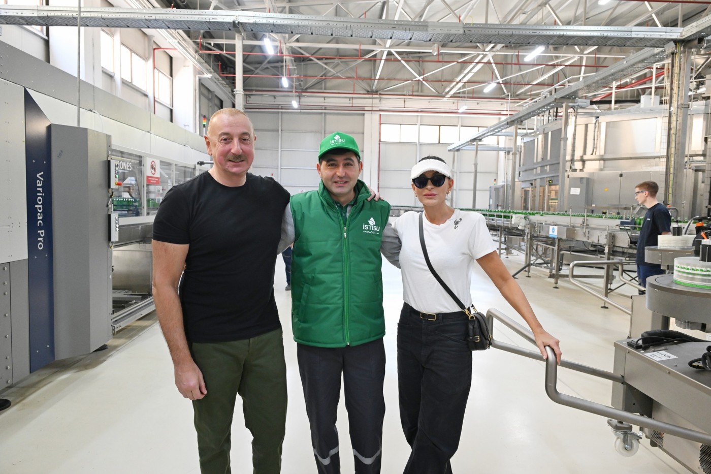 İlham Əliyev və Mehriban Əliyevanın mineral su zavodundan FOTOLARI