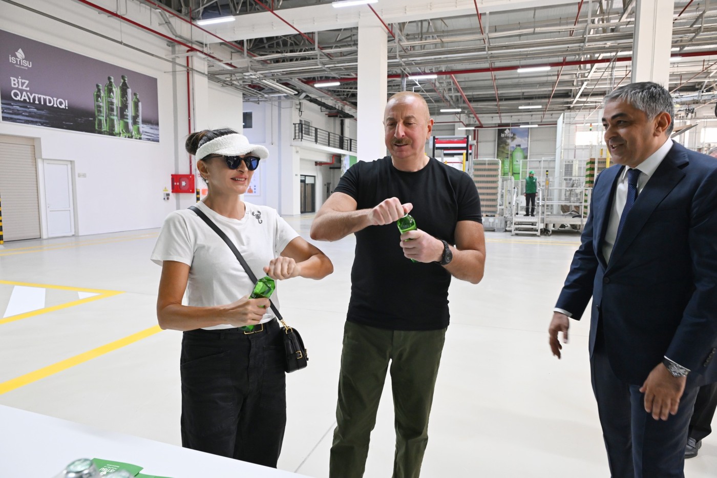 İlham Əliyev və Mehriban Əliyevanın mineral su zavodundan FOTOLARI
