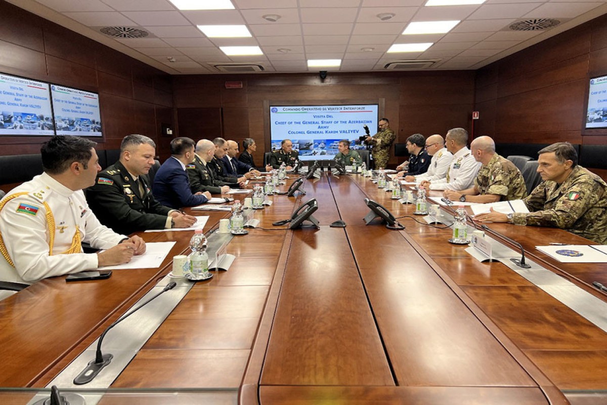 Kərim Vəliyev Luçano Portolano ilə görüşdü FOTO