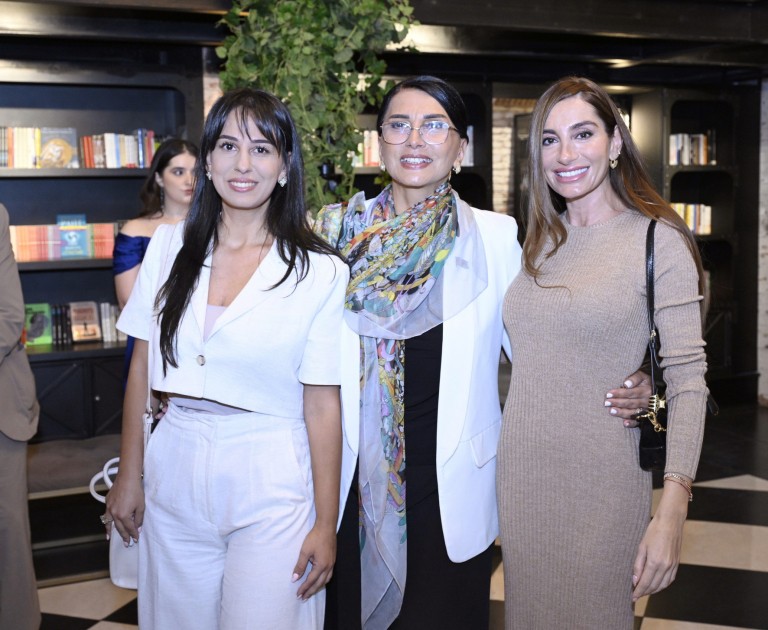 Leyla və Arzu Əliyeva kitab təqdimatında - FOTOLAR