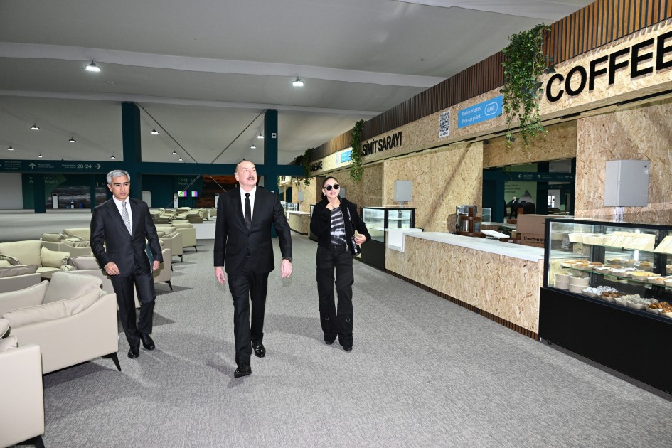 Prezident və xanımı COP29-la bağlı yaradılan şəraitlə tanış oldu - FOTOLAR (YENİLƏNİB)