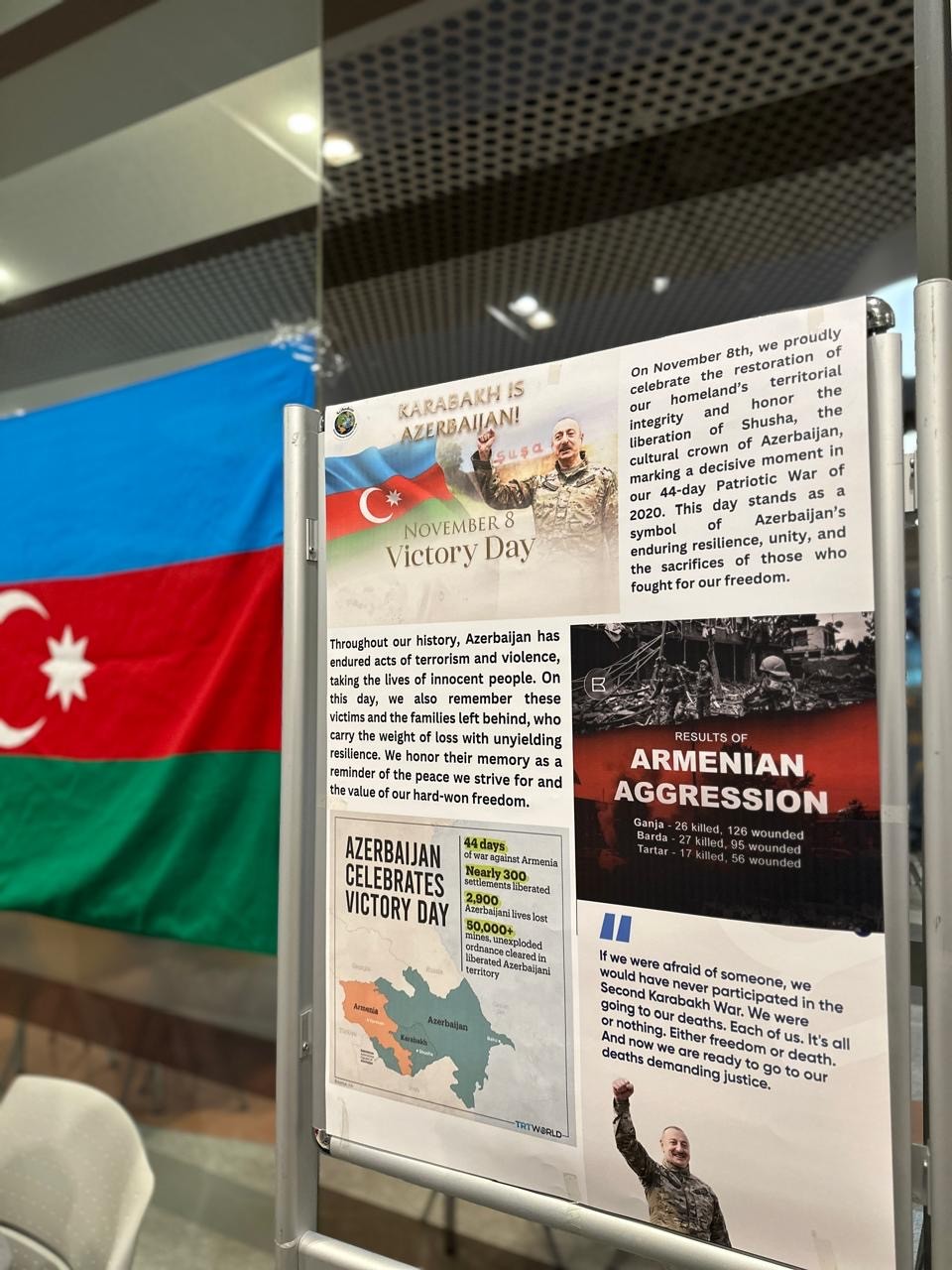 Türkiyədə oxuyan tələbələrimiz  "Zəfər Günü"nü qeyd etdilər - FOTOLAR