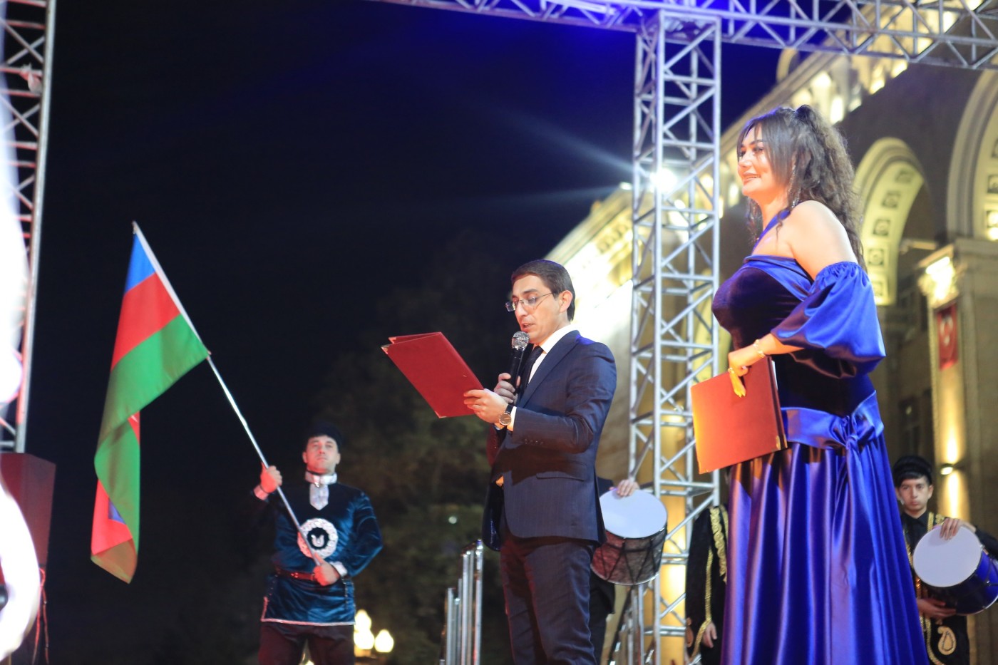 Gəncədə Zəfər Gününə həsr olunmuş konsert proqramı keçirildi - FOTOLAR