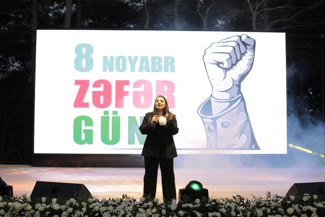 Zəfər Günü Xətai rayonunda belə qeyd edildi - FOTOLAR+VİDEO