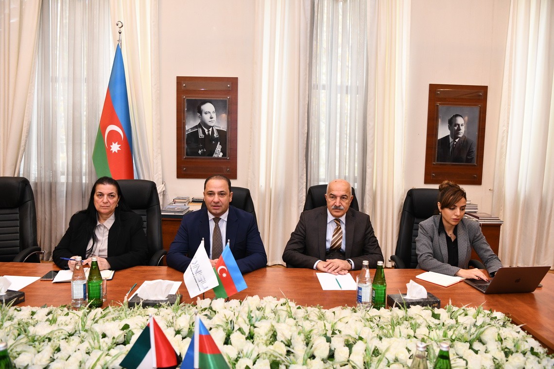 ADNSU-da BƏƏ Universitetinin rəhbər şəxsləri ilə görüş keçirildi - FOTOLAR