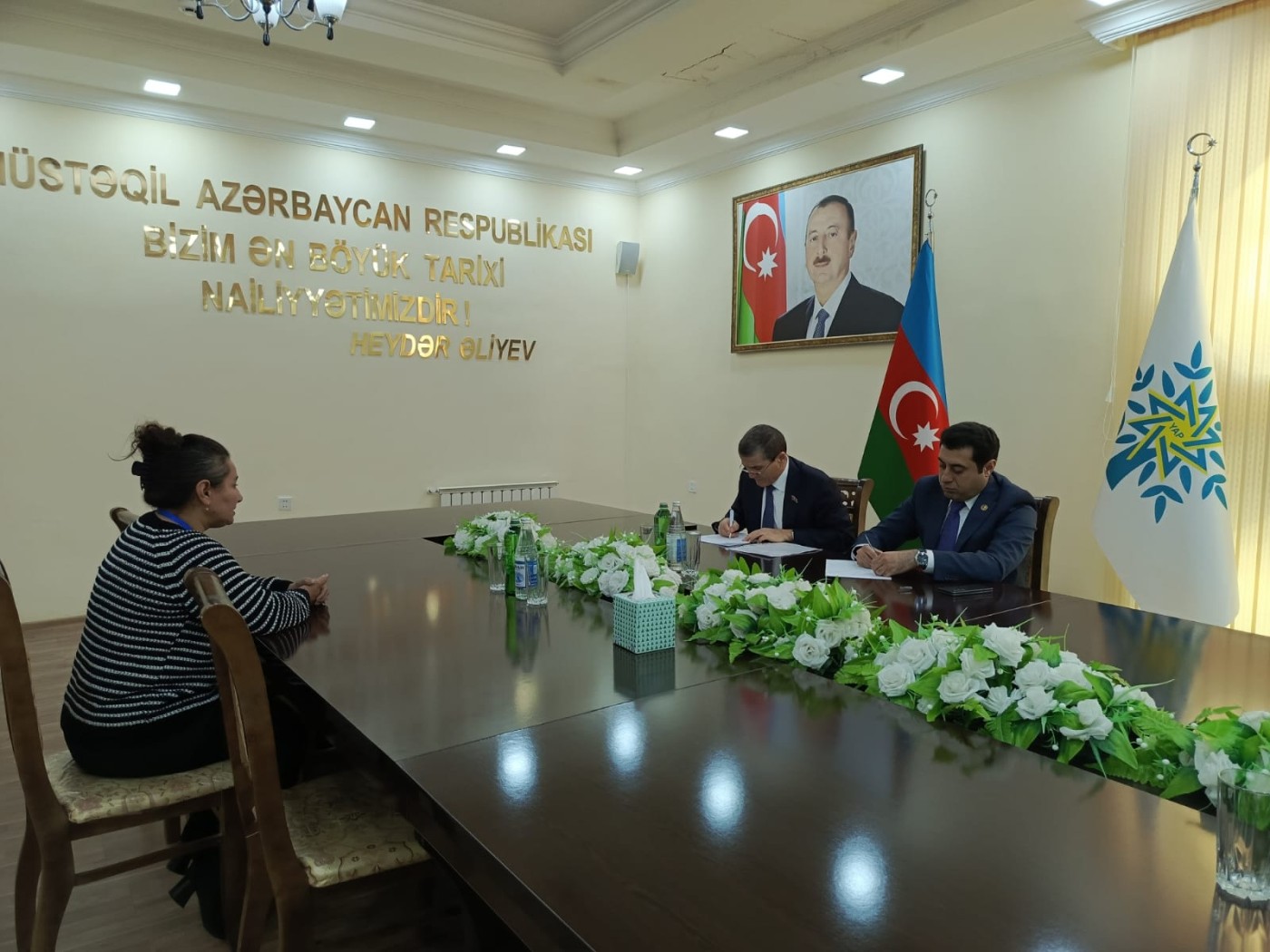 Millət vəkili Bədəl Bədəlov seçiciləri ilə növbəti dəfə görüşüb - FOTOLAR