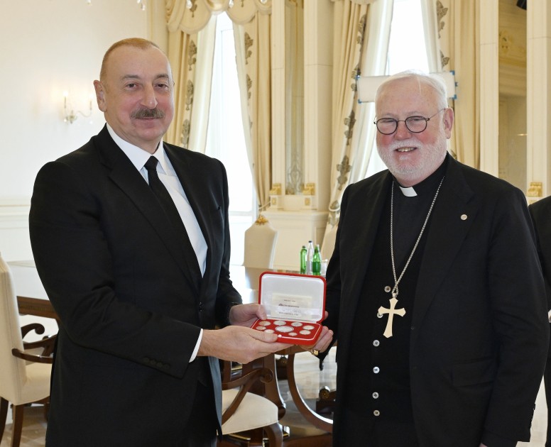 İlham Əliyev Paul Riçard Qallageri qəbul etdi - FOTOLAR (YENİLƏNİB)