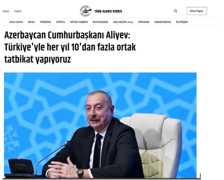 Prezidentin müsahibəsi dünya mediasının diqqətində - FOTOLAR