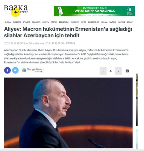 Prezidentin müsahibəsi dünya mediasının diqqətində - FOTOLAR