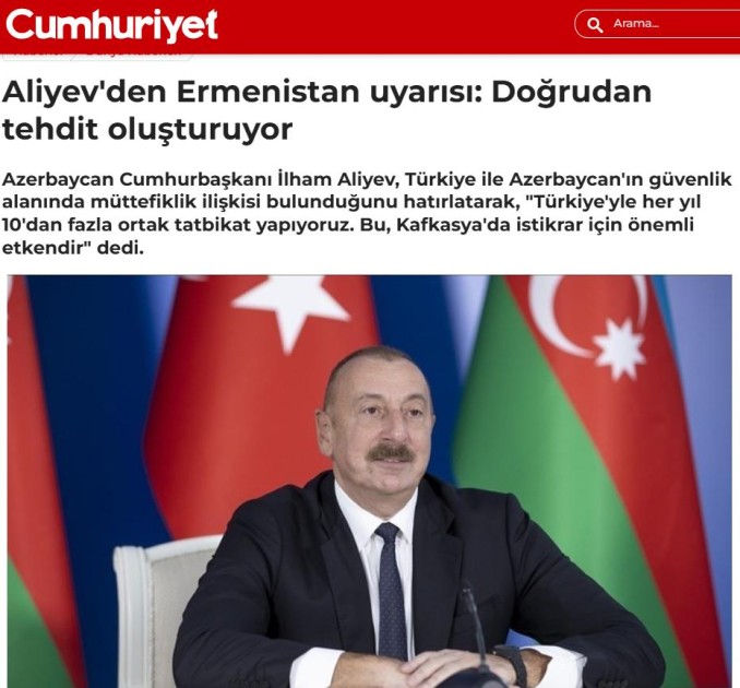 Prezidentin müsahibəsi dünya mediasının diqqətində - FOTOLAR