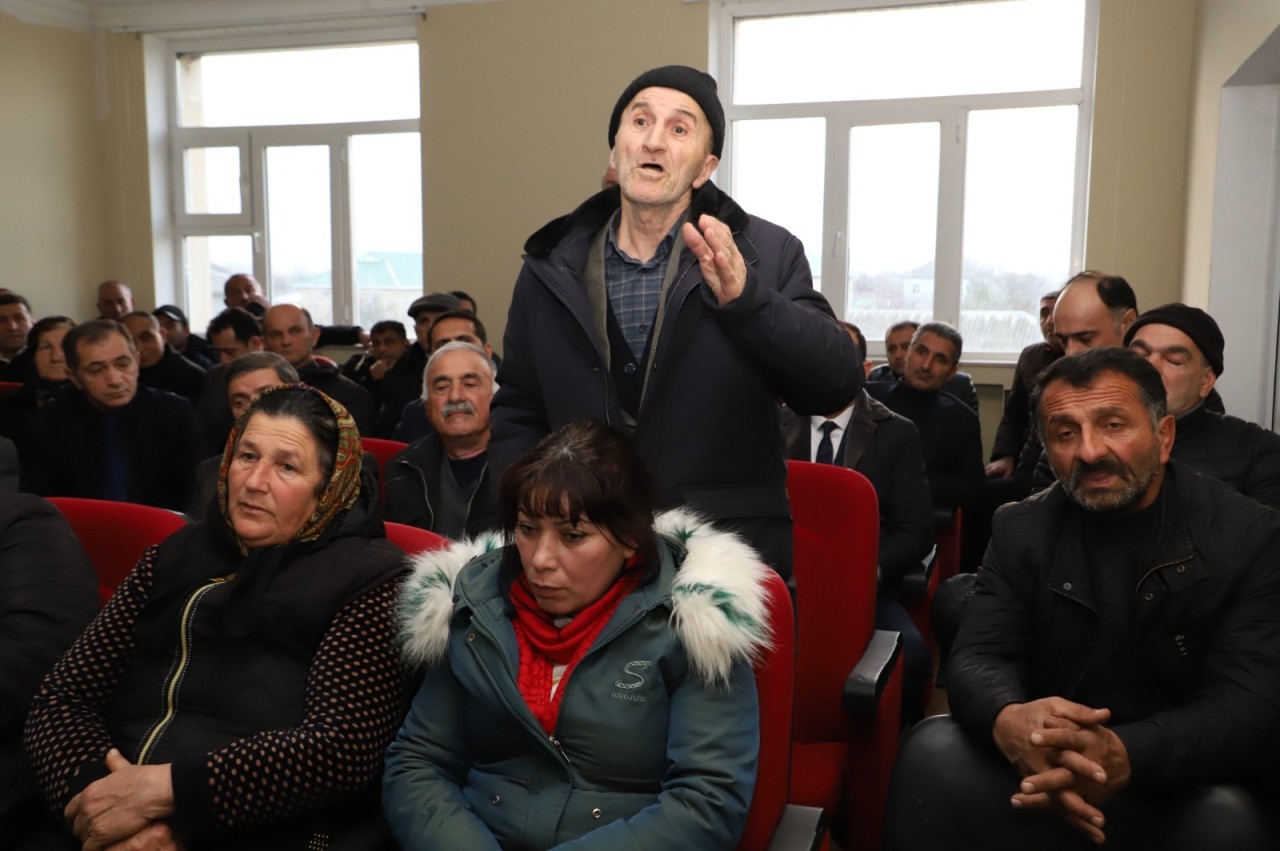 Neftçalanın icra başçısı səyyar görüş keçirib - FOTOLAR