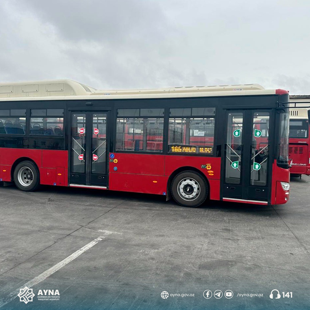 165 nömrəli marşrutun avtobusları yenilənir - FOTO