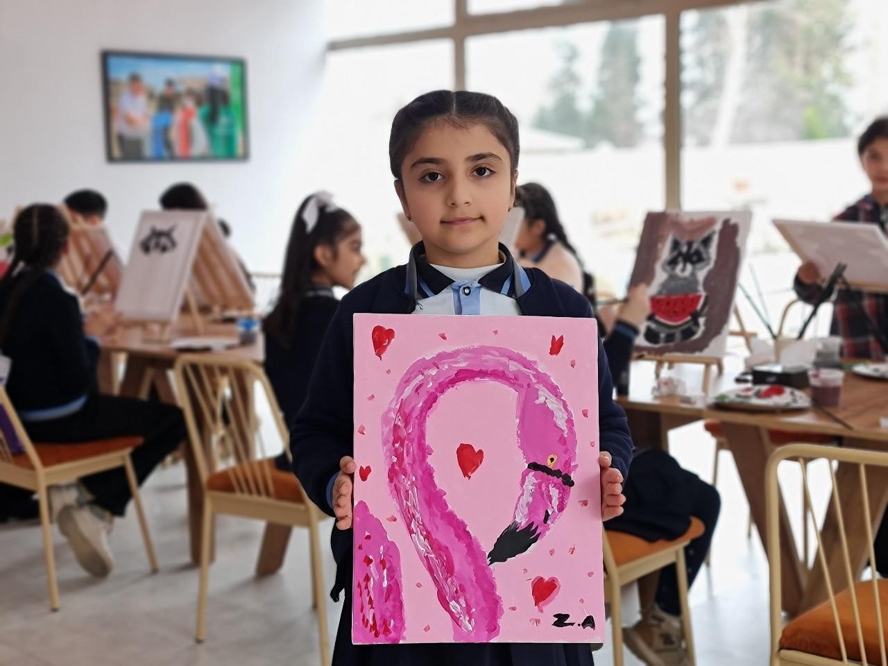Leyla Əliyevanın təşəbbüsü ilə uşaqlara ustad dərsləri keçirildi - FOTOLAR