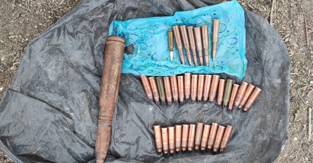 Kəngərlidə hərbi sursatlar aşkarlanıb 