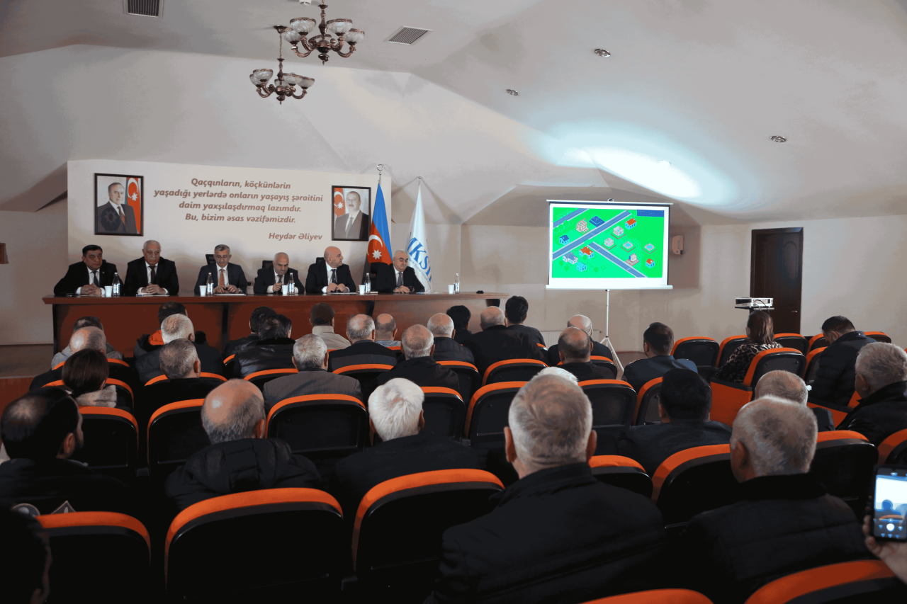 Məcburi köçkünlər üçün növbəti maarifləndirmə tədbiri keçirilib - FOTOLAR