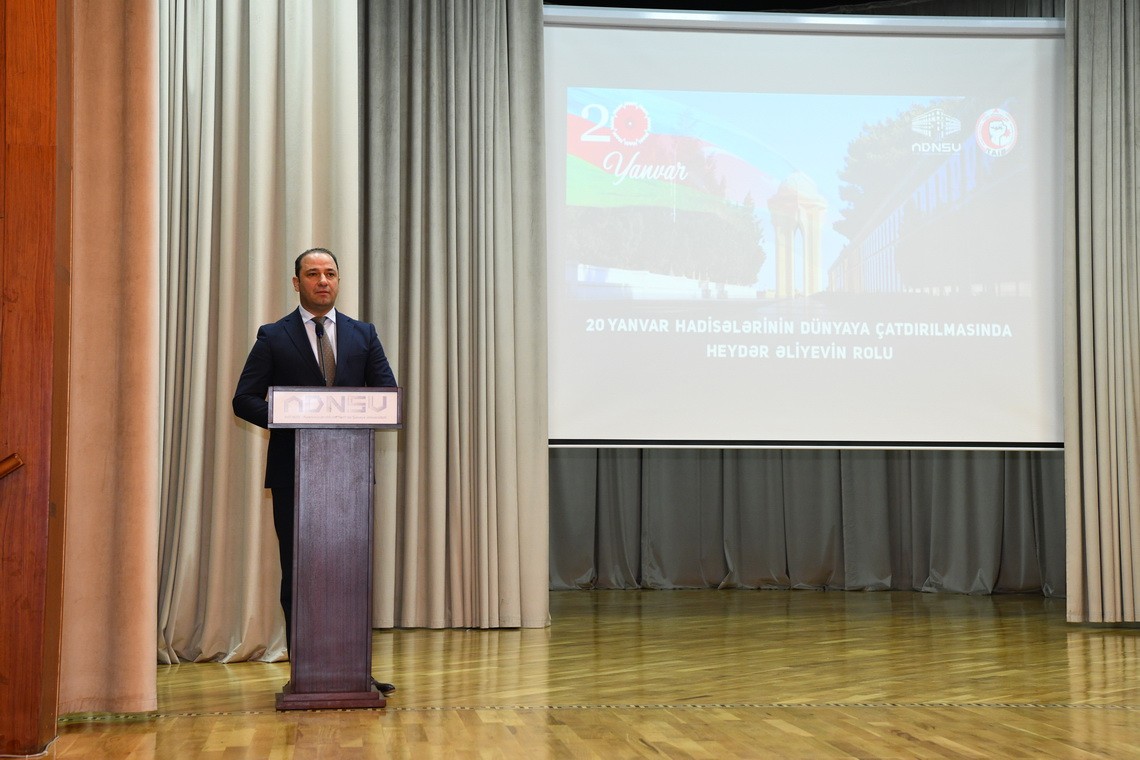 ADNSU-da 20 Yanvar şəhidlərinin xatirəsi yad edilib - FOTOLAR