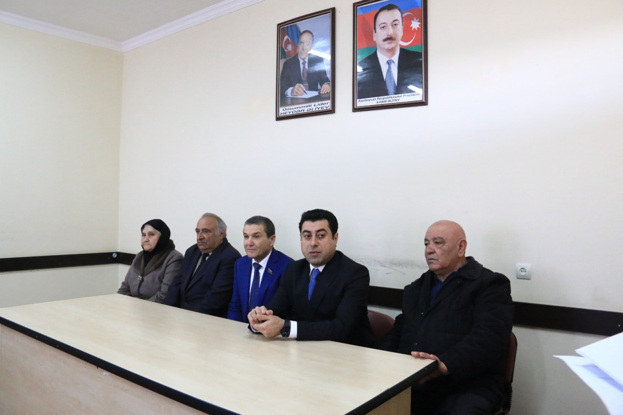 Milli Məclisin deputatının seçicilərlə növbəti görüşü oldu - FOTOLAR