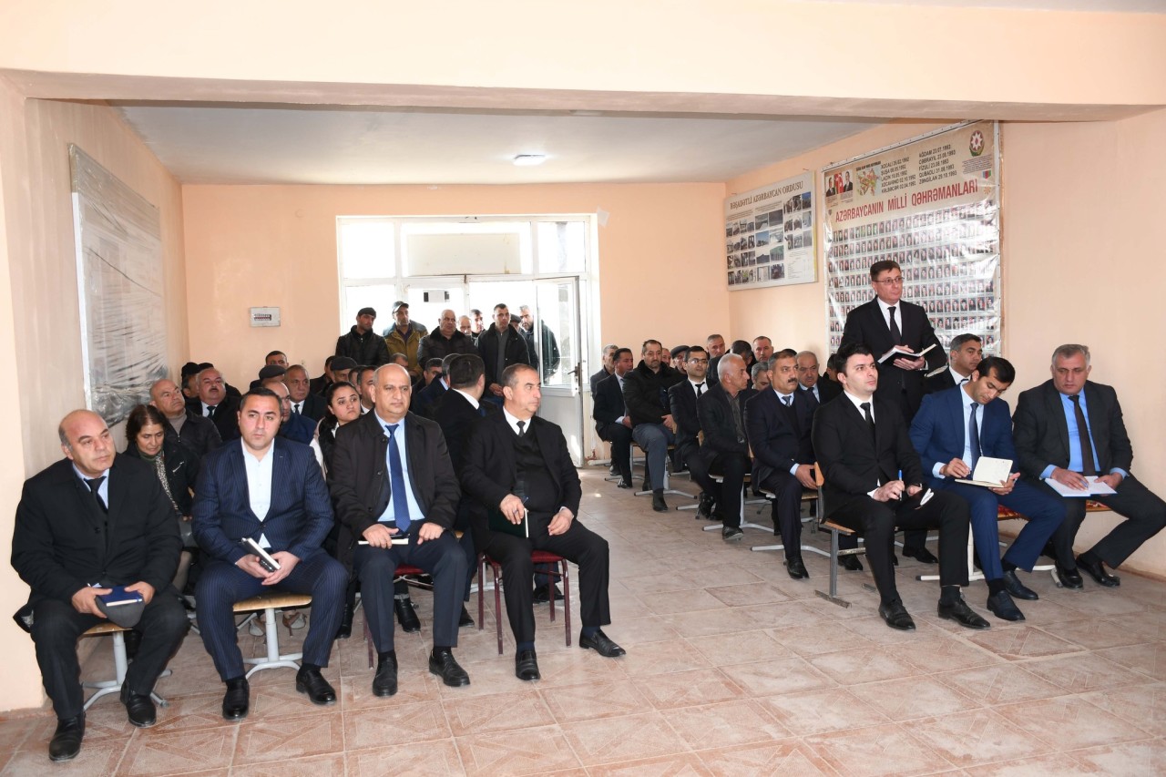İcra başçısı Vaqif Həsənov növbəti səyyar görüş keçirdi - FOTOLAR