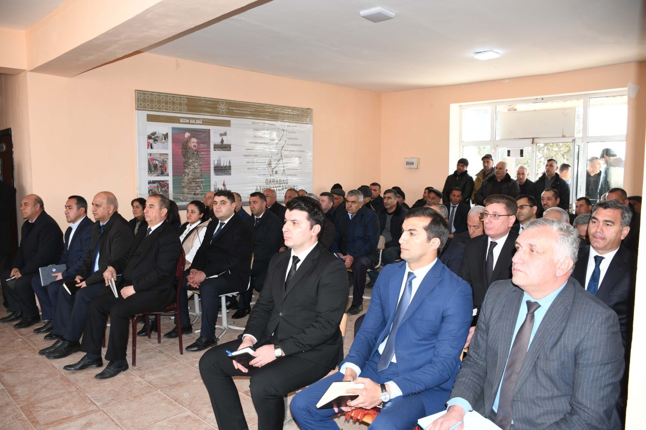İcra başçısı Vaqif Həsənov növbəti səyyar görüş keçirdi - FOTOLAR