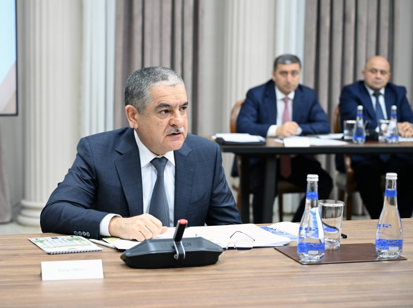 Əli Əsədov İqtisadi Şura üzvlərini topladı - FOTOLAR